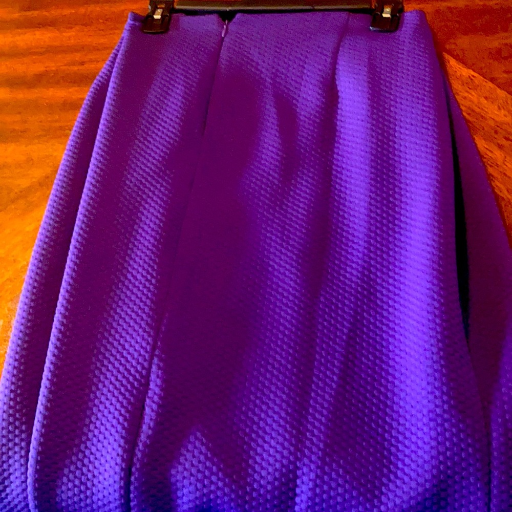 Purple Pencil Skirt